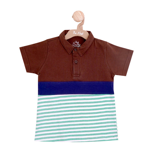 Solids and stripes polo shirt | Polo Shirt | The nest clothing