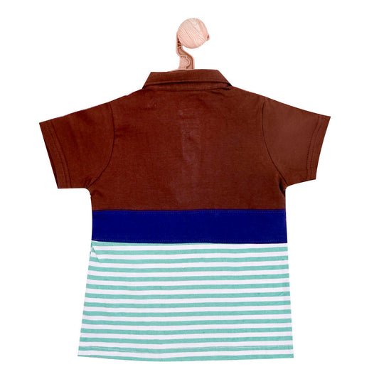 Solids and stripes polo shirt | Polo Shirt | The nest clothing