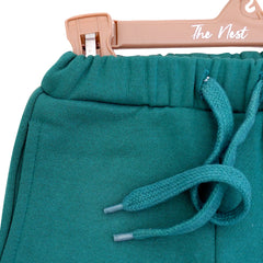 Green solid drawstring trouser | Trousers/Pyjamas | The nest clothing