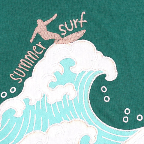 Teal Surfer T-Shirt | T-Shirts | The nest clothing