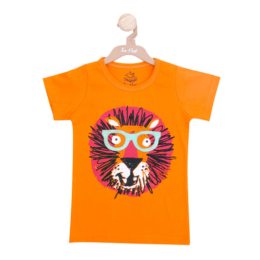 Groovy Lion Crew neck shirt | T-Shirts | The nest clothing