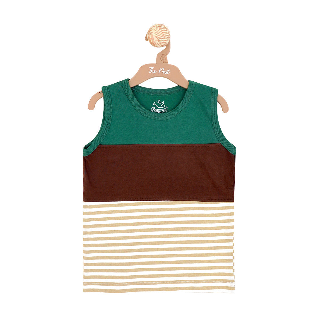 Solids and stripes sando | T-Shirts | The nest clothing