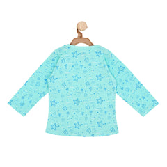 Teal stellar T-shirt | T-Shirts | The nest clothing