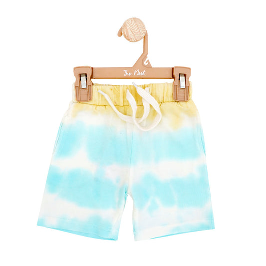 Beach vibes tie-dye shorts | Shorts | The nest clothing