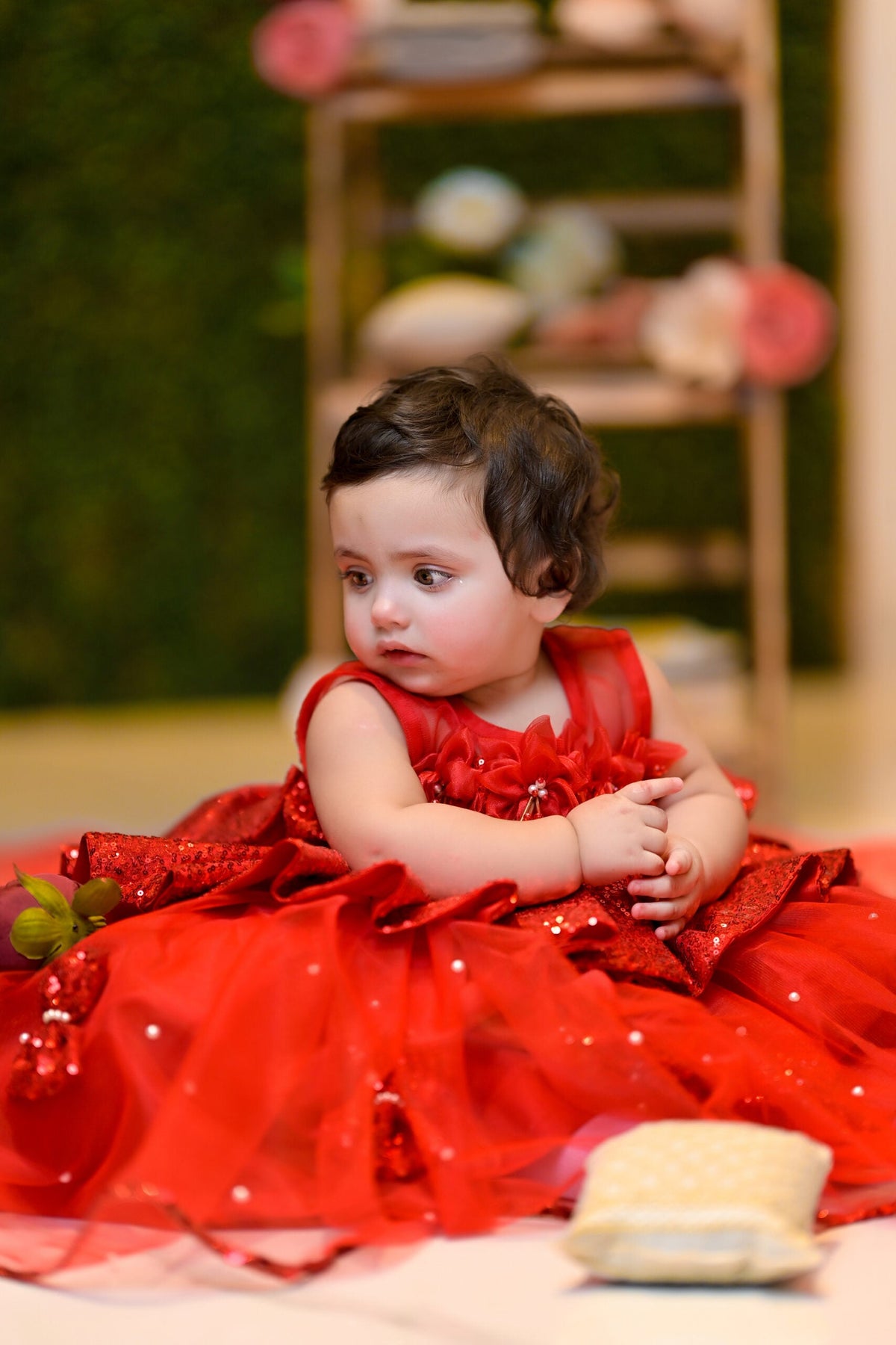 Red Bows - Scarlet Blossom | QS STUDIO | Frocks | Newborn baby clothes