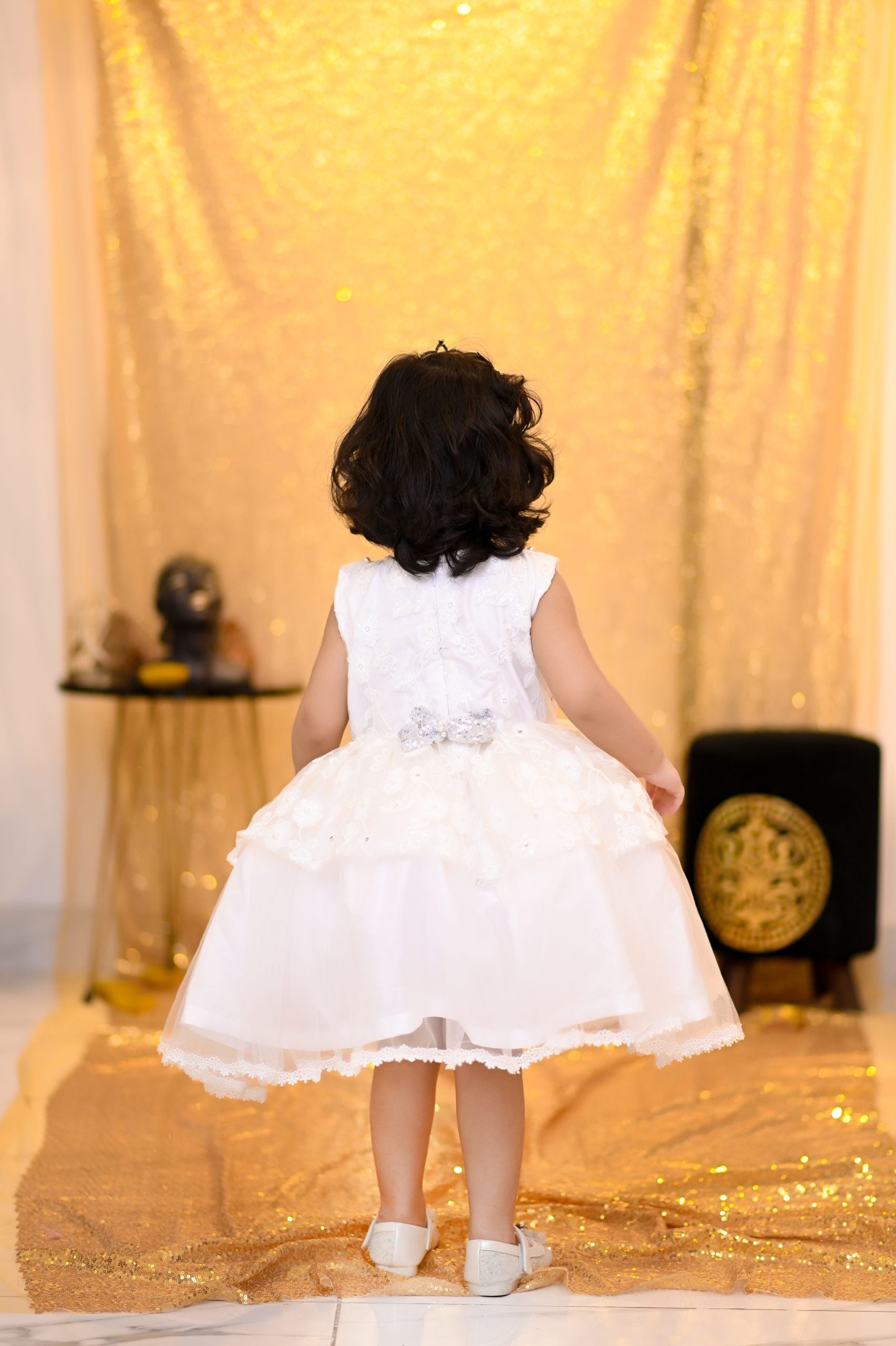 White pozzy | QS STUDIO | Frocks | Newborn baby clothes