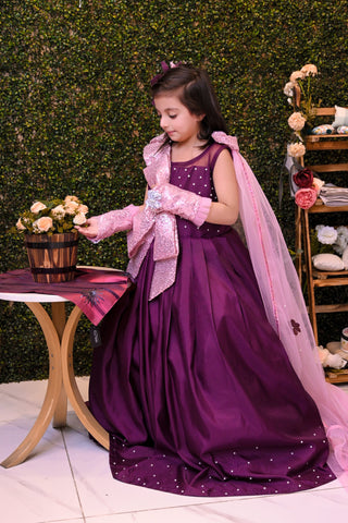 Plum Princess | QS STUDIO | Frocks | Newborn baby clothes