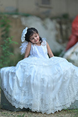 White Deluxe | QS STUDIO | Frocks | Newborn baby clothes