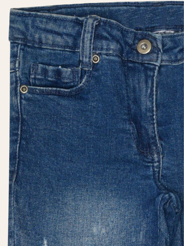 Denim Jeans with Zip Detail | Bottom | IXAMPLE