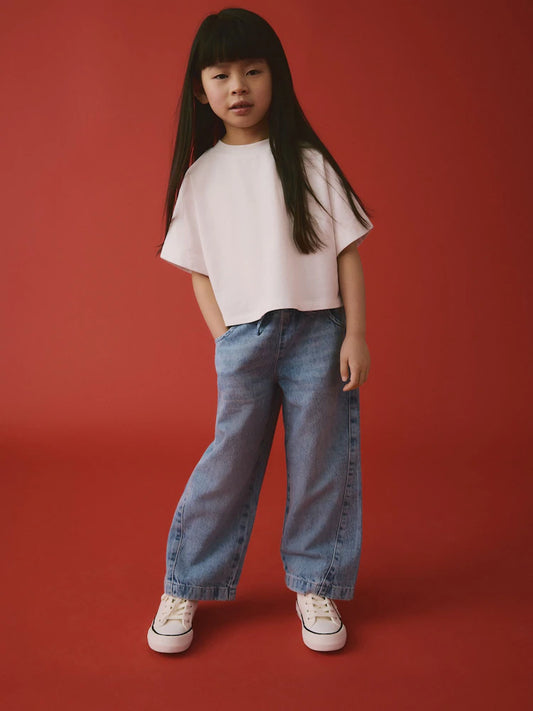 White Boxy T-Shirt (3-16yrs)