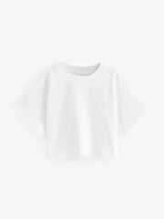 White Boxy T-Shirt (3-16yrs)