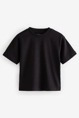 NEXT - Black Short Sleeve Plain T-Shirt (3mths-7yrs)