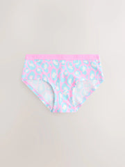 Lilac/Teal Hipsters Briefs 7 Pack (2-16yrs)