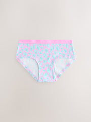 Lilac/Teal Hipsters Briefs 7 Pack (2-16yrs)