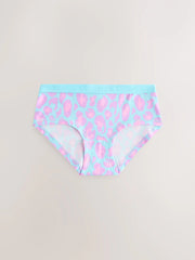 Lilac/Teal Hipsters Briefs 7 Pack (2-16yrs)