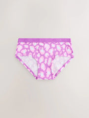 Lilac/Teal Hipsters Briefs 7 Pack (2-16yrs)