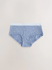 Blue Hipsters Briefs 7 Pack (2-16yrs)