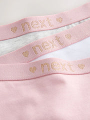 Pink/Grey Hipsters 7 Pack (2-16yrs)