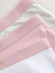 Pink/Grey Hipsters 7 Pack (2-16yrs)