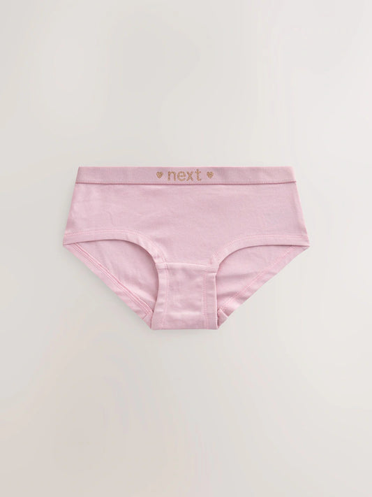Pink/Grey Hipsters 7 Pack (2-16yrs)