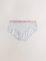 Pink/Grey Hipsters 7 Pack (2-16yrs)