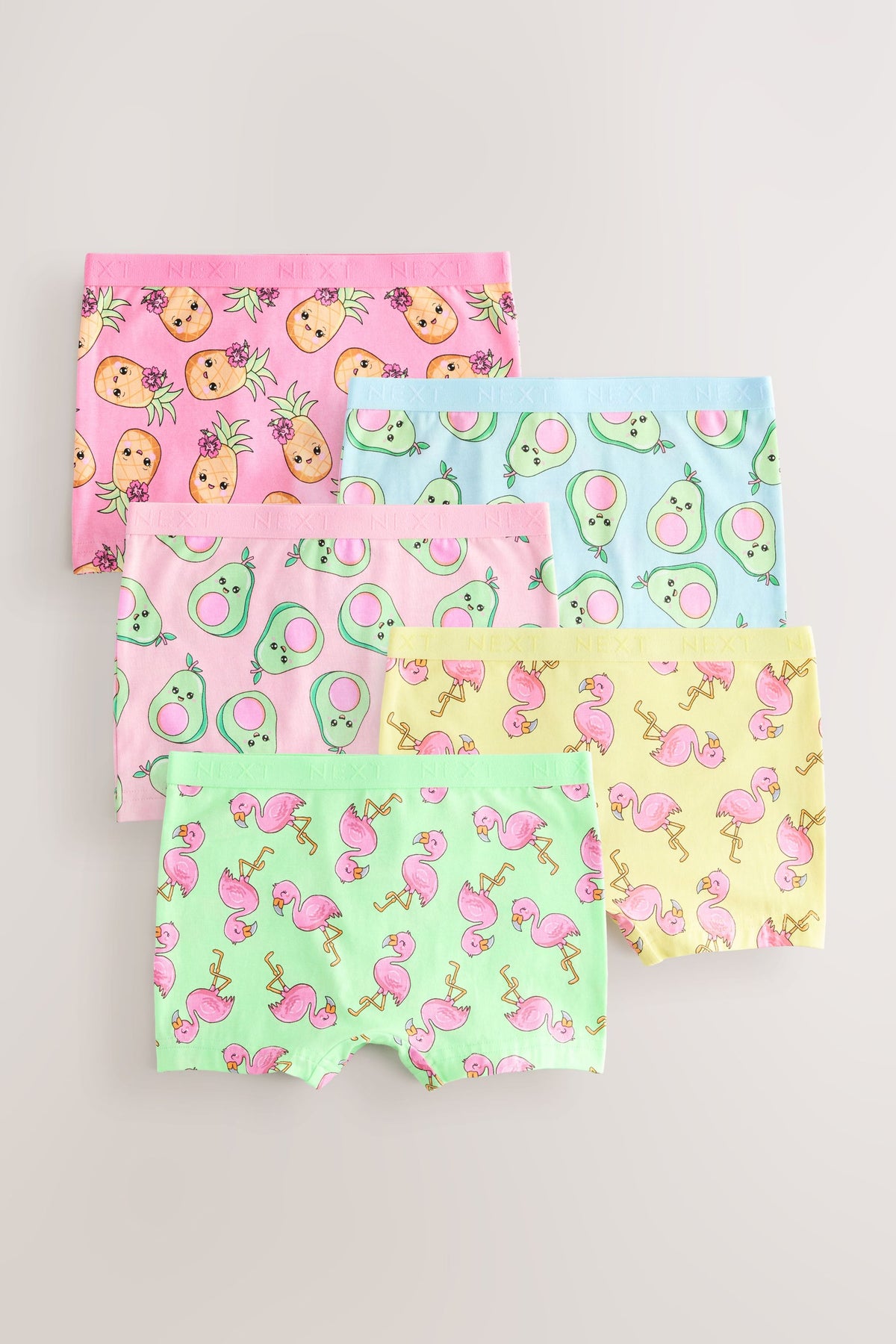 NEXT - Multi Avocado Short Briefs 5 Pack (2-16yrs)