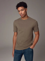TRUFFLE SLIM CREW | BROWN