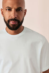 White Regular Fit Signature SUPIMA® Cotton Crew Neck T-Shirt