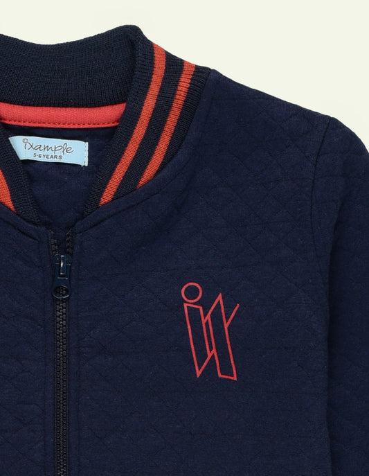 IX Navy Quilted Jacket