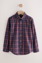 NEXT - LS CHECK PLUM STAG