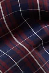 NEXT - LS CHECK PLUM STAG