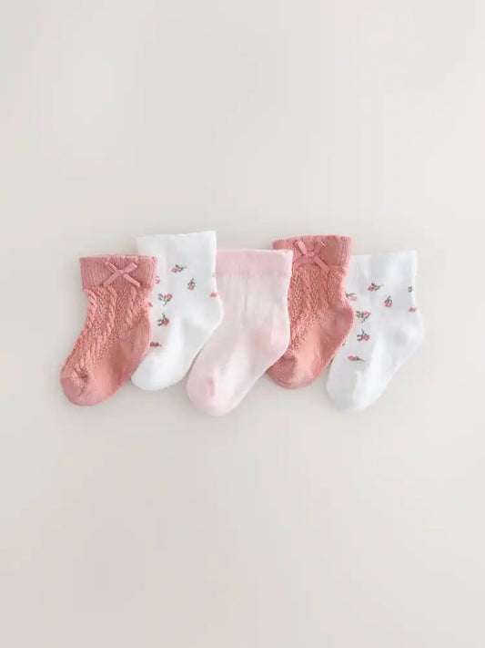 NEXT - NCNVF-Girls Accessories-Pink Ditsy Socks
