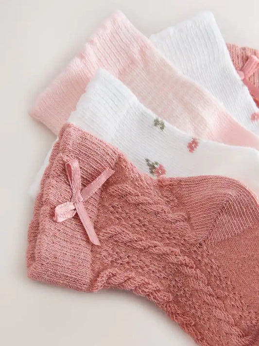 NEXT - NCNVF-Girls Accessories-Pink Ditsy Socks