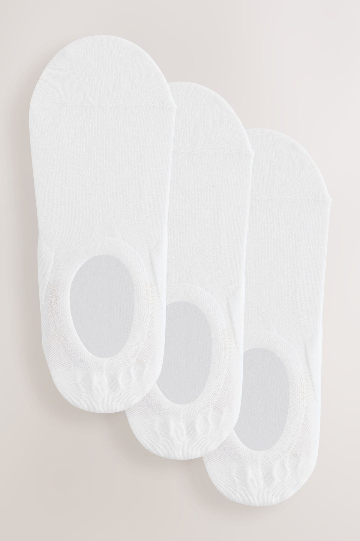 White Invisible Socks 3 Pack