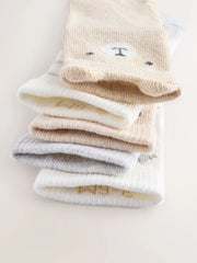 Neutral Baby Socks 5 Pack (0mths-2yrs)