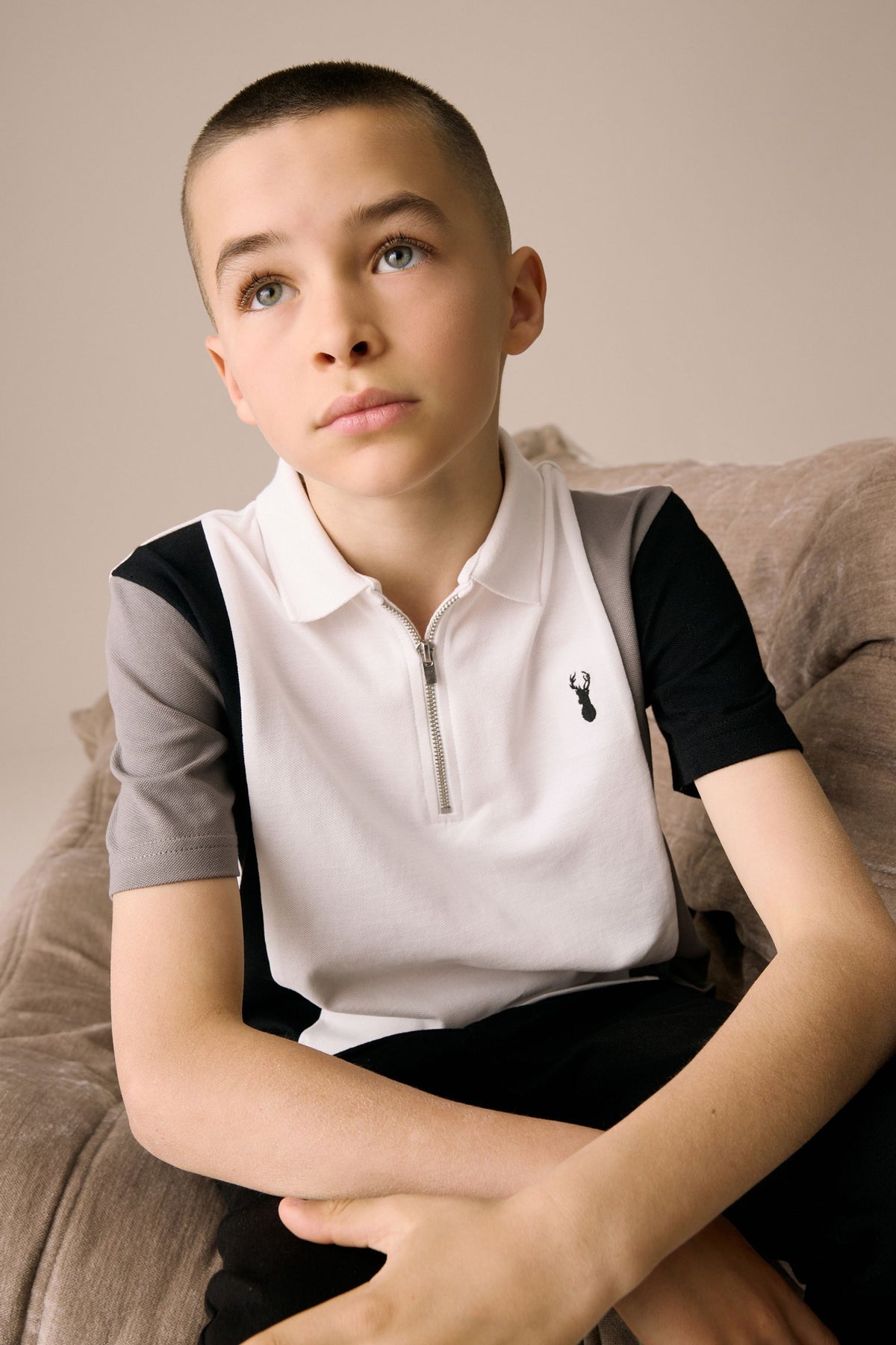 NEXT - POLO SS ZN CLRBLK MO