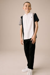 NEXT - POLO SS ZN CLRBLK MO