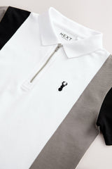 NEXT - POLO SS ZN CLRBLK MO