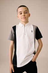 NEXT - POLO SS ZN CLRBLK MO