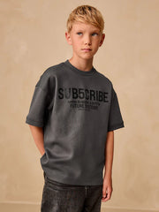 NEXT - NCNYF-Jersey Tops-Charcoal Grey