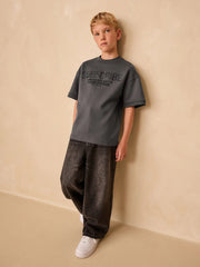 NEXT - NCNYF-Jersey Tops-Charcoal Grey