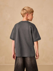 NEXT - NCNYF-Jersey Tops-Charcoal Grey
