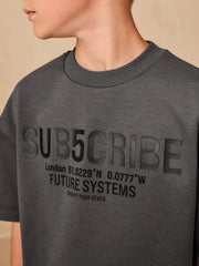NEXT - NCNYF-Jersey Tops-Charcoal Grey