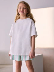 White Oversized Heavyweight 100% Cotton T-Shirt