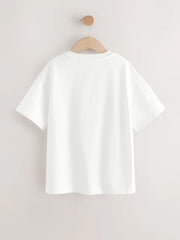 White Oversized Heavyweight 100% Cotton T-Shirt