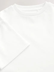 White Oversized Heavyweight 100% Cotton T-Shirt