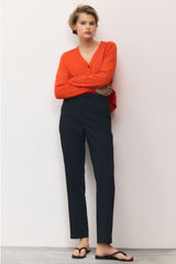 Navy Slim Tailored Trousers