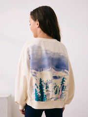 NEXT - Ecru Aspen Long Sleeve Sweat Top