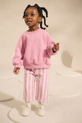 WIDE LEG PINK STRIPE |PINK