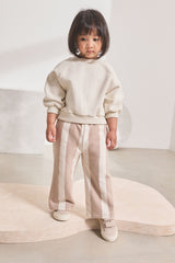 WIDE LEG NEUT STRIPE |NEUTRAL